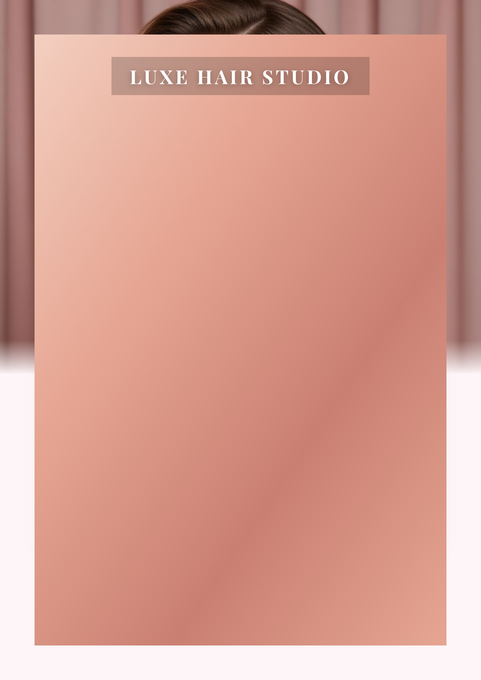 Example Hair Salon Promotion Flyer Template A4